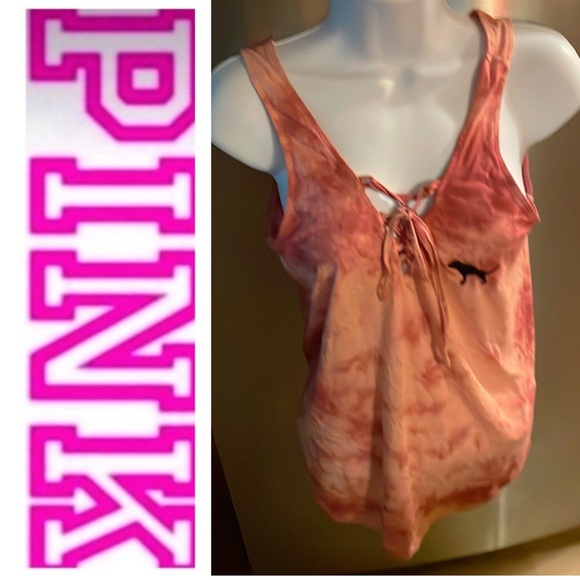 VS PINK Acid WashTank 🩷 - Picture 3 of 15